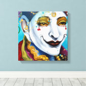 De pool canvas afdruk (Insitu (Houten vloer))