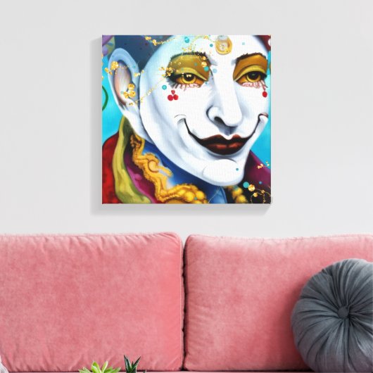 De pool canvas afdruk (Insitu (Woonkamer))