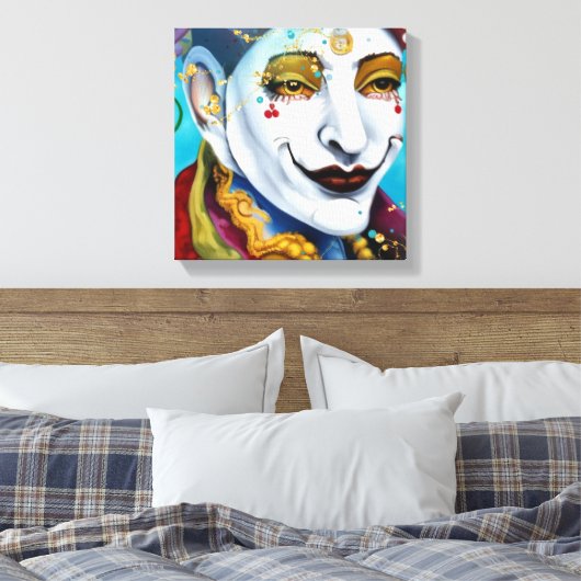 De pool canvas afdruk (Insitu (Slaapkamer))