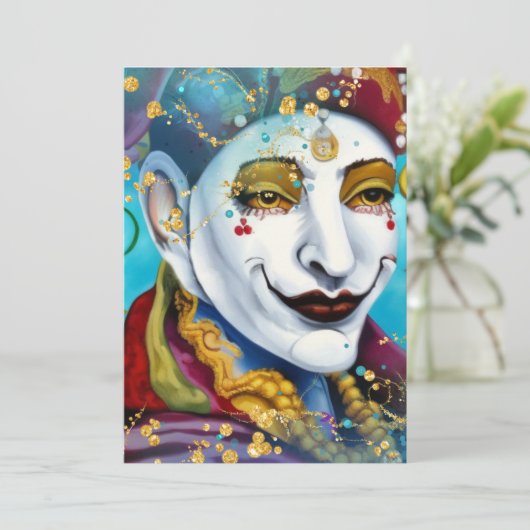 De pool feestdagenkaart (Staand voorkant)