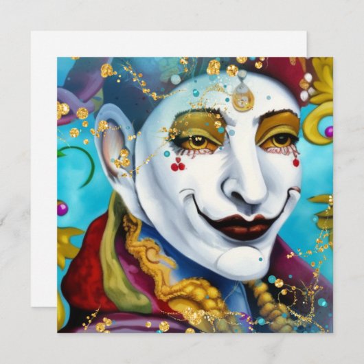 De pool feestdagenkaart (Voorkant / Achterkant)