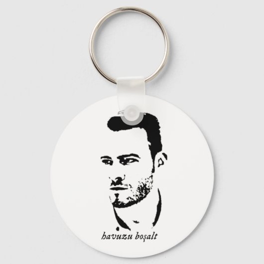 De pool tekenen sleutelhanger (Voorkant)