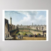 De pool van Bethesda, Jerusalem, café door William Poster (Voorkant)