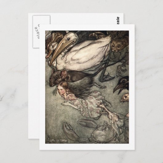 De pool van tranen briefkaart (Voorkant / Achterkant)