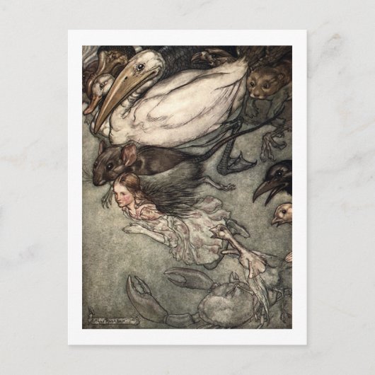 De pool van tranen briefkaart (Voorkant)