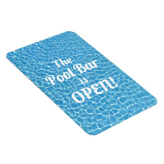 De poolbalk is open, grappige prijsopgave magneet (Rechterzijde)