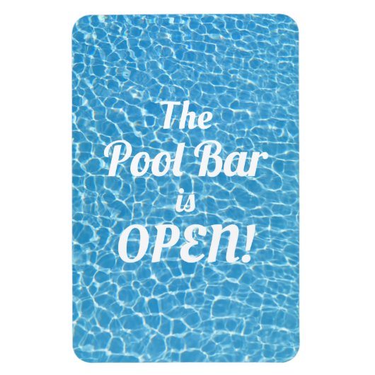De poolbalk is open, grappige prijsopgave magneet (Verticaal)