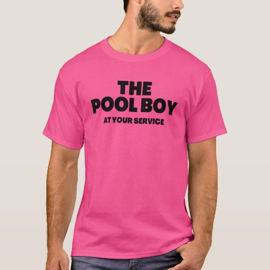 De pooljongen bij uw Mannen 1 T-shirt (Voorkant)