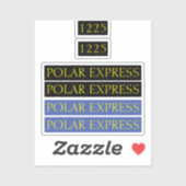 De poologe Express Tomy/Track-master-stickers Sticker (Vel)