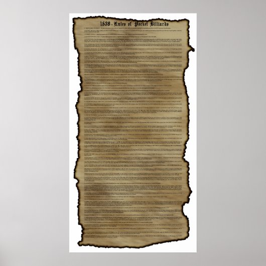 De poolregels poster (Voorkant)