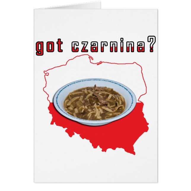 De Poolse Kaart van Czarnina (Voorkant)