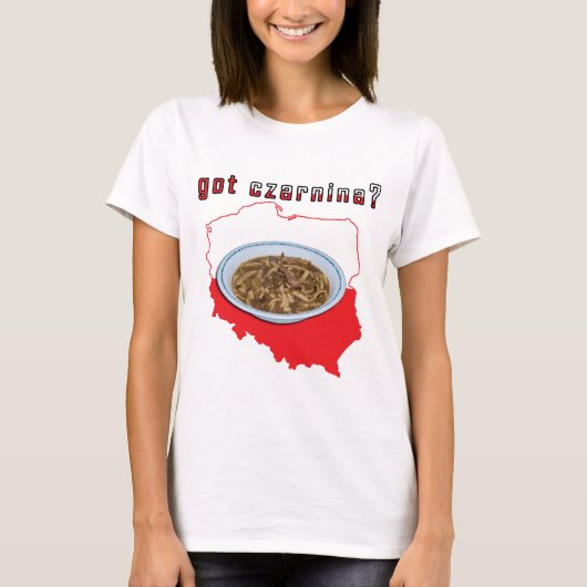 De Poolse Kaart van Czarnina T-shirt (Voorkant)
