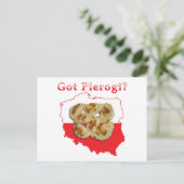 De Poolse kaart van Pierogi (Staand voorkant)