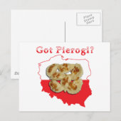 De Poolse kaart van Pierogi (Voorkant / Achterkant)
