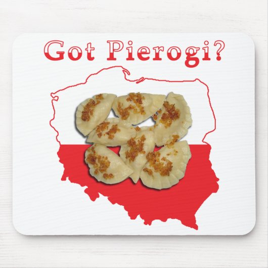 De Poolse kaart van Pierogi Muismat (Voorkant)