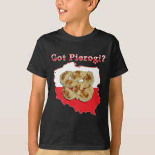 De Poolse kaart van Pierogi T-shirt