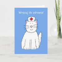 De Poolse Kat van de Cartoon krijgt snel weer goed