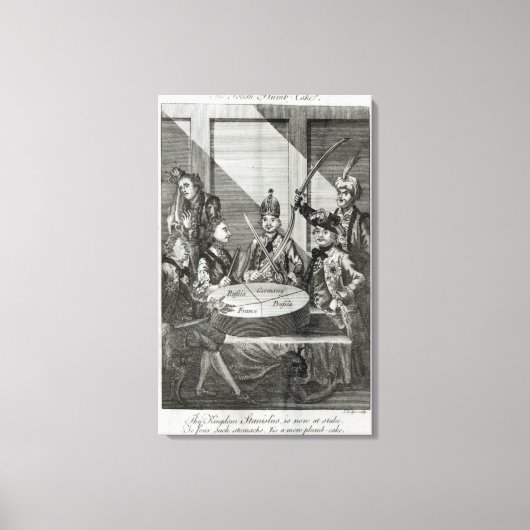De Poolse Plumb Cake, c.1772 Canvas Afdruk (Voorkant)