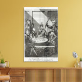 De Poolse Plumb Cake, c.1772 Canvas Afdruk (Insitu (Woonkamer))