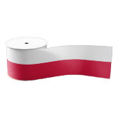 De Poolse vlag & Polen reizen, vakantie/sport Grosgrain Lint (Spoel)
