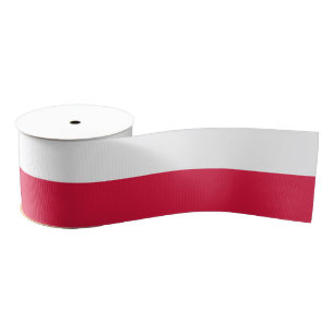 De Poolse vlag & Polen reizen, vakantie/sport Grosgrain Lint