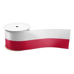 De Poolse vlag & Polen reizen, vakantie/sport Satijnen Lint
