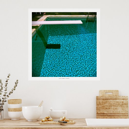 DE POOLSERIE VAN DAVID p09- 3D Computer ART - 32x3 Poster (Keuken)