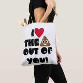 De Poop Emoji Bag horen Tote Bag (Dichtbij)