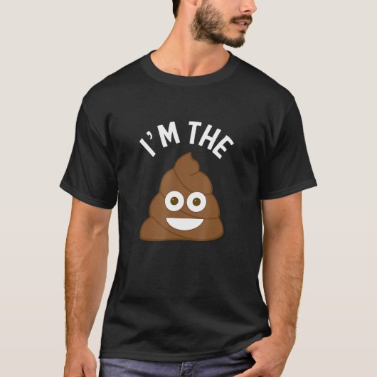 De Poop Emoji Emoticon Icon Trendy T-shirt (Voorkant)