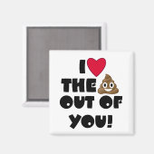 De Poop Emoji Magneet (Voorkant / Achterkant)