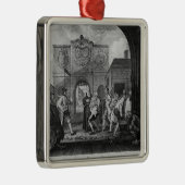 De poort van Calais of van het Roast Beef Metalen Ornament (Rechts)