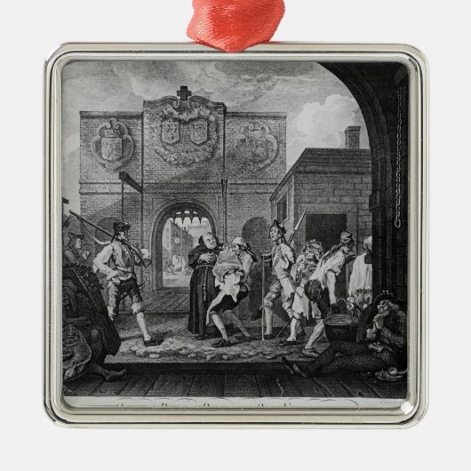 De poort van Calais of van het Roast Beef Metalen Ornament (Voorkant)
