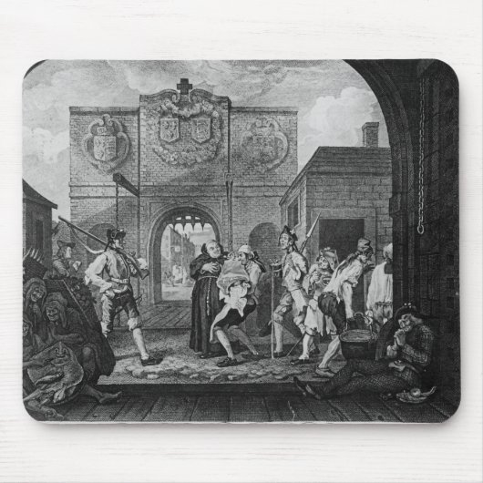 De poort van Calais of van het Roast Beef Muismat (Voorkant)