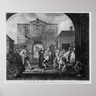 De poort van Calais of van het Roast Beef Poster