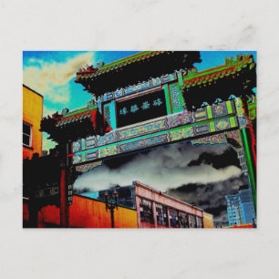 De Poort van de Chinatown Briefkaart