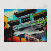 De Poort van de Chinatown Briefkaart (Voorkant)