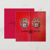 De poort van geluk binnenkomen Chinese bruiloft Kaart (Voorkant / Achterkant)