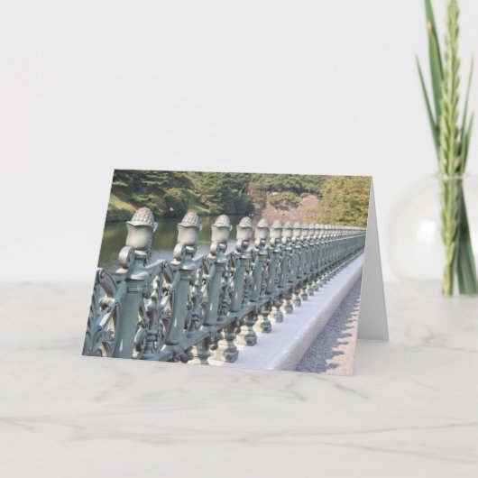 De Poort van het Paleis van de keizer in Tokyo Kaart (Voorkant)