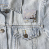 De poort vierkante button 5,1 cm (In situ)