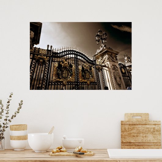 De poorten van Buckingham Palace Poster (Keuken)