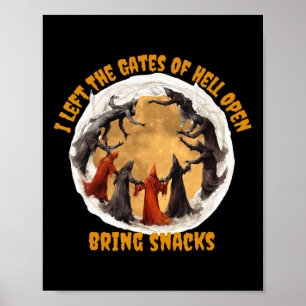 De poorten van de hel zijn open poster