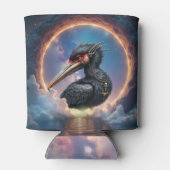 De Poortwachter – Fantasie vogel Blikjeskoeler (Achterkant)