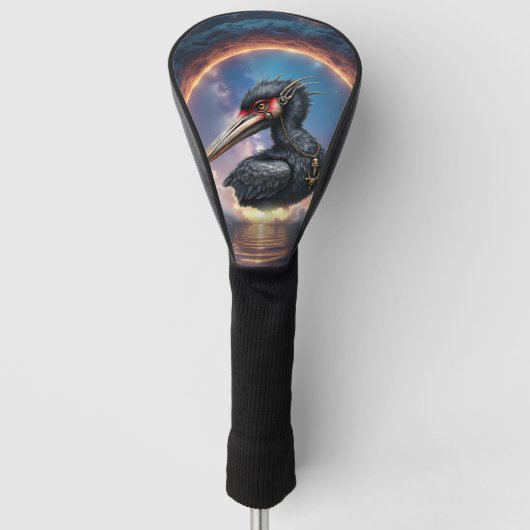 De Poortwachter – Fantasie vogel Golfheadcover (Voorkant)