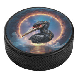 De Poortwachter – Fantasie vogel Hockey Puck