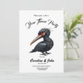 De Poortwachter – Fantasie vogel Kaart (Staand voorkant)