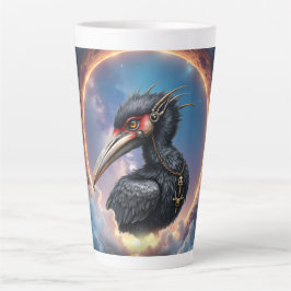 De Poortwachter – Fantasie vogel Latte Mok