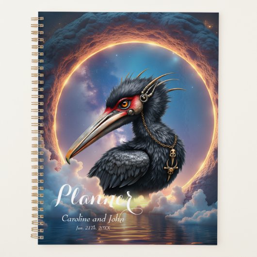 De Poortwachter – Fantasie vogel Planner (Voorkant)