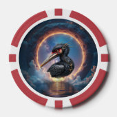De Poortwachter – Fantasie vogel Poker Chips (Voorkant)