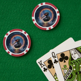 De Poortwachter – Fantasie vogel Poker Chips