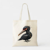 De Poortwachter – Fantasie vogel Tote Bag (Achterkant)
